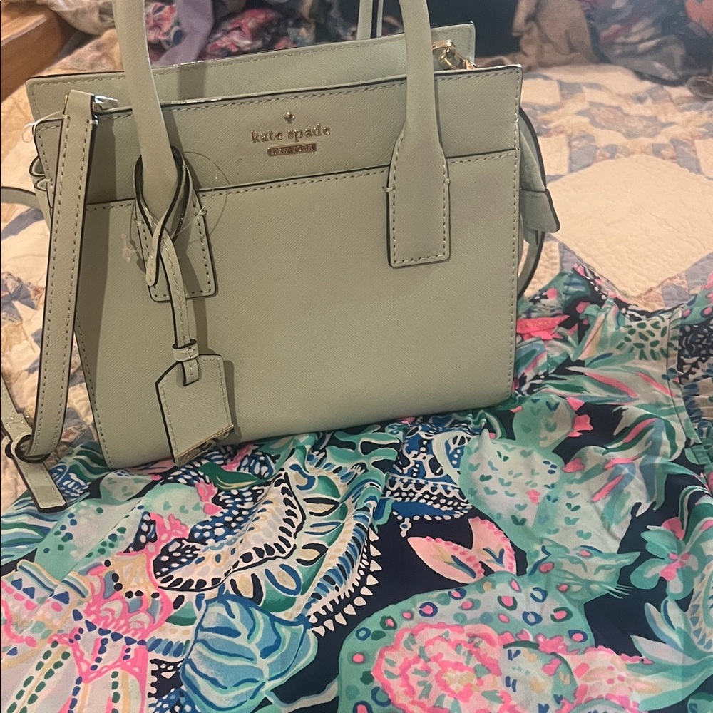 Kate Spade Light Green Satchel
